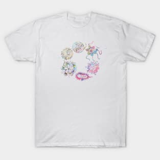 Human viruses and microbes T-Shirt